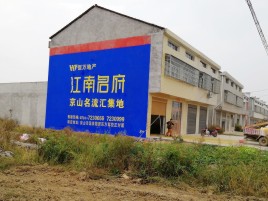 苏州农村墙体广告在不同形式上面展现的不同特色