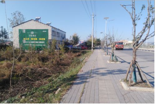 苏州书山南院墙体广告