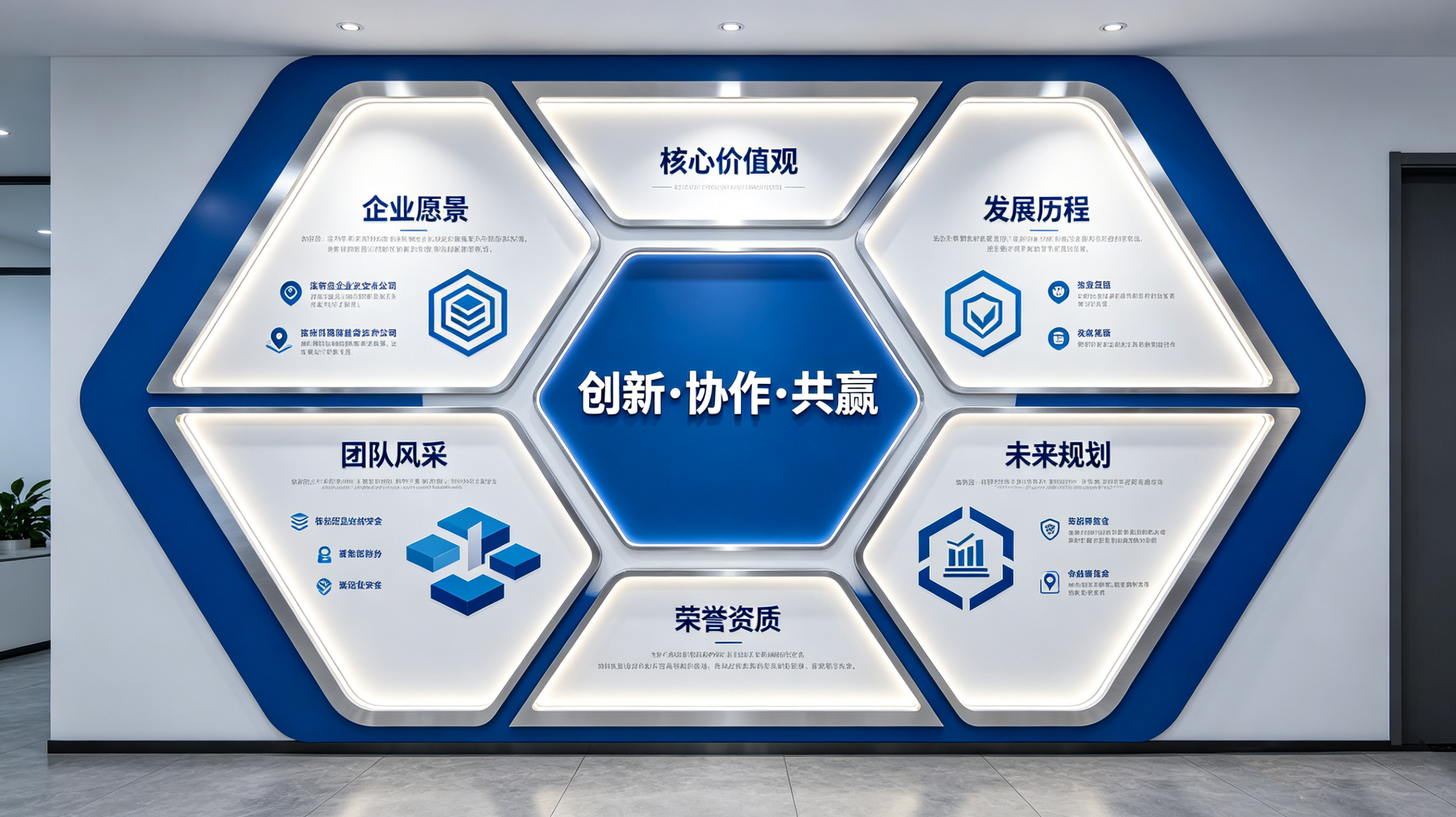 苏州企业文化墙六边形避坑指南（新手常犯5个错误）